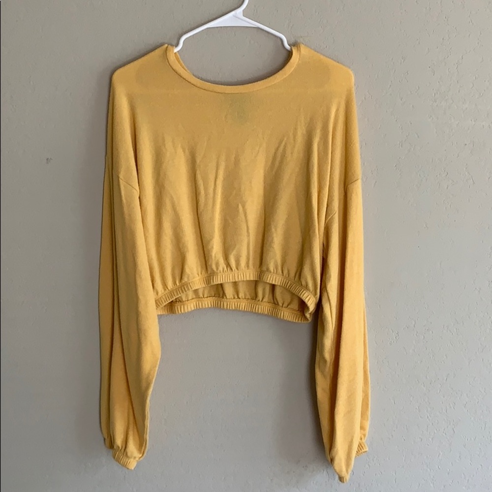 Cropped sweatshirt
